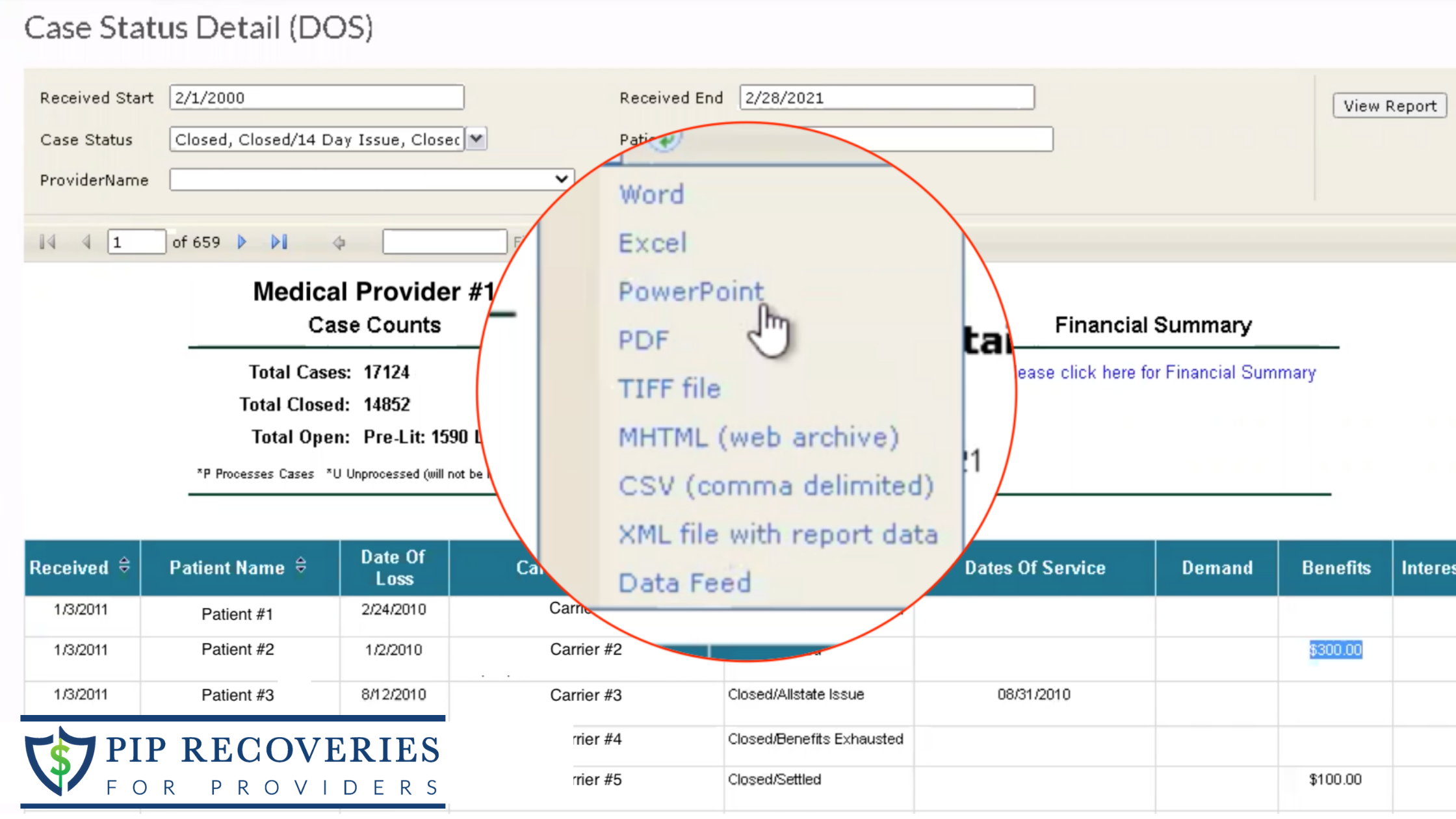 Ged Portal Export Options Final