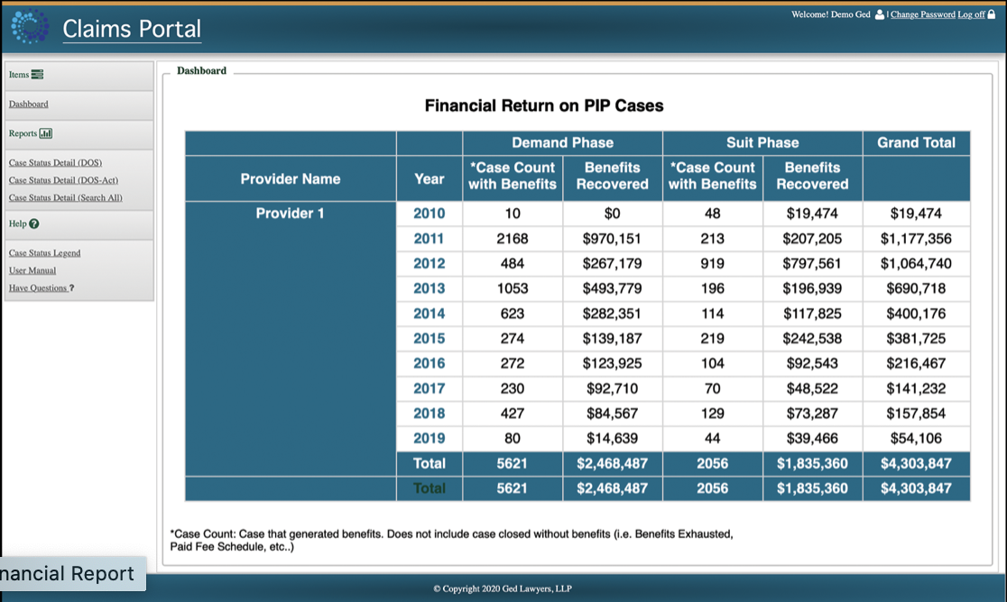 Pip Rev Portal Screenshot