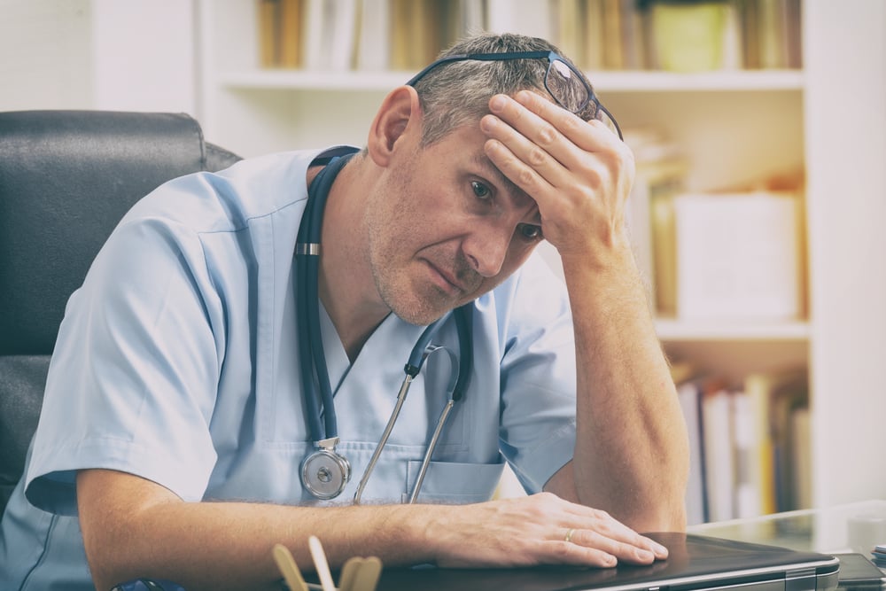 underpaid insurance claim frustrated doctor